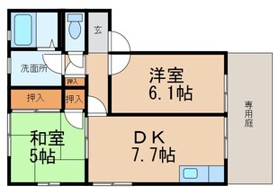 フレグランスさつきの物件間取画像